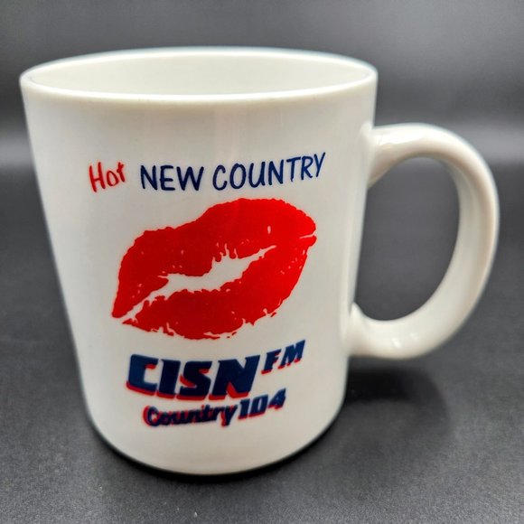 Vintage CISN Country 103.9 FM Radio Edmonton Alberta Canada Mug Cup Coffee Tea - Picture 1 of 16